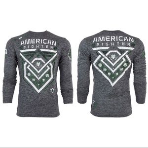 American Fighter Mens Long Sleeve Shirt KENDRICK Premium Athletic
